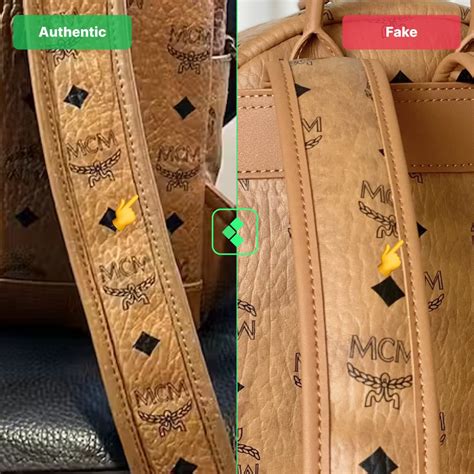 how to tell real from fake mcm bags|is mcm bag real.